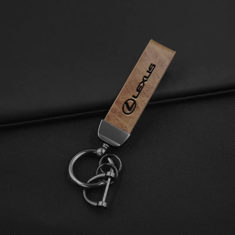 Leather Keychain for Lexus