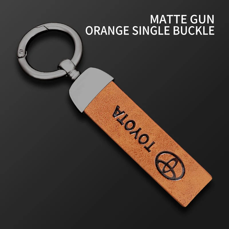 Leather Keychain for Toyota