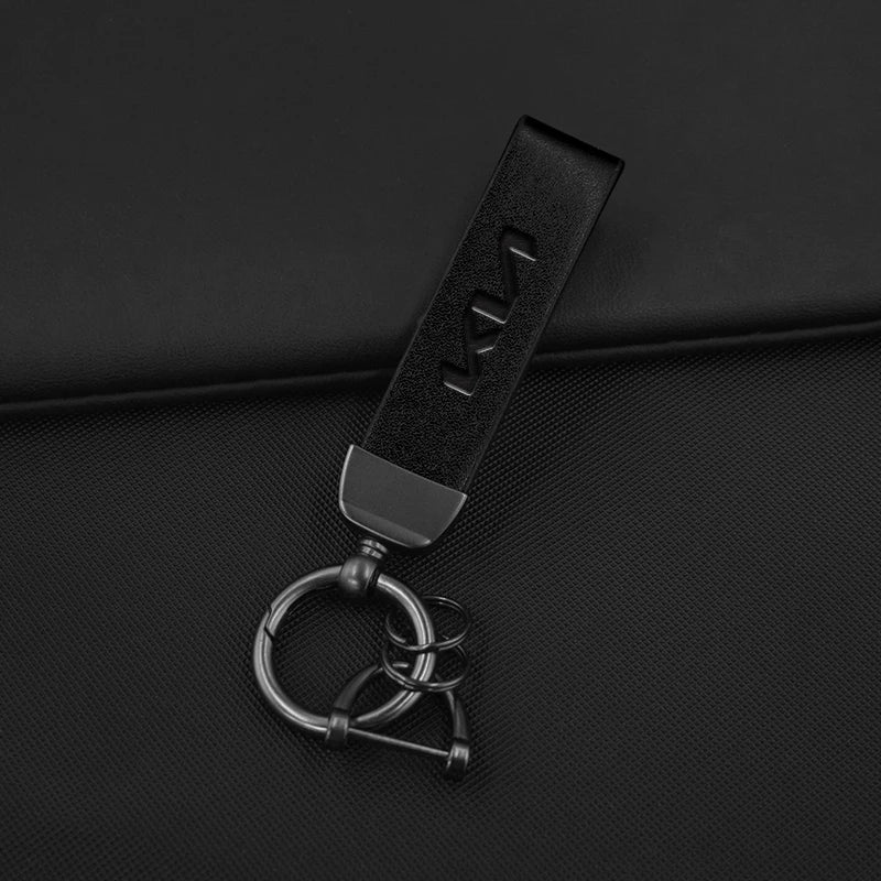 Leather Keychain for Kia
