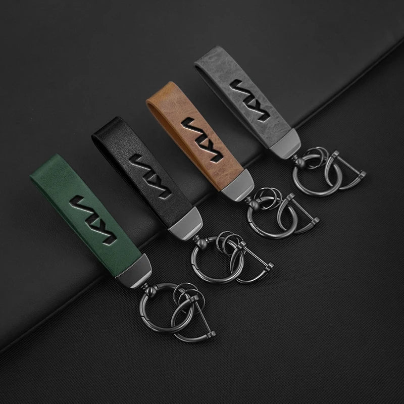 Leather Keychain for Kia