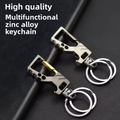 2 Pcs Metal Car Keychain