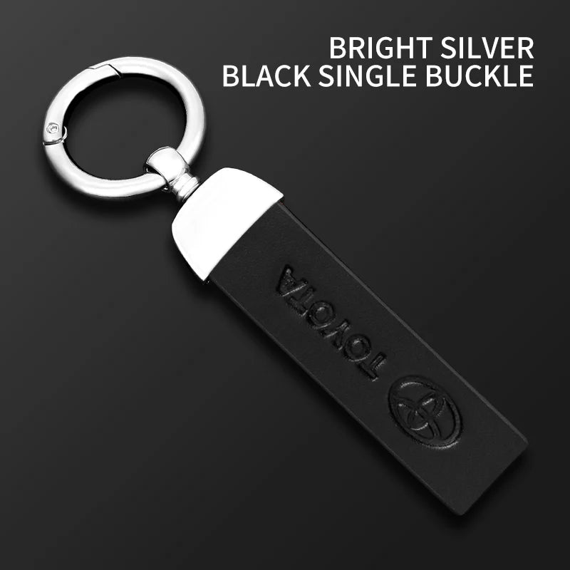 Leather Keychain for Toyota