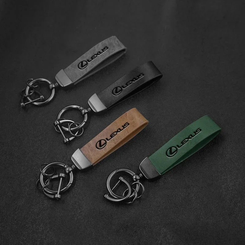 Leather Keychain for Lexus