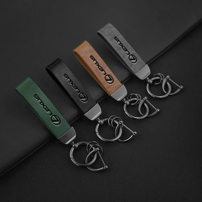 Leather Keychain for Lexus