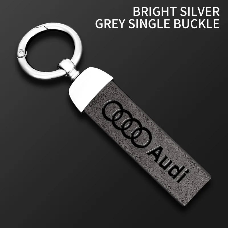 Leather Keychain for Audi
